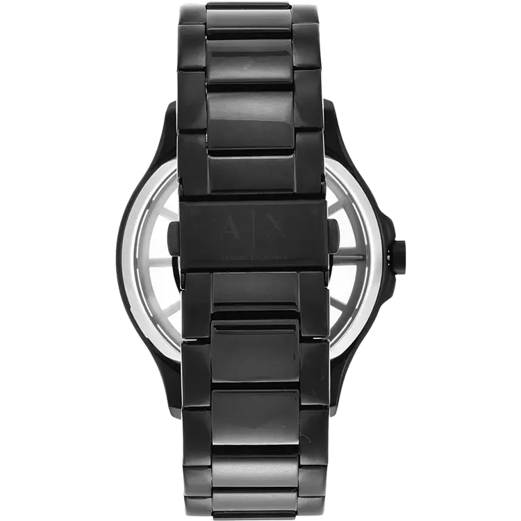 Armani Exchange Hampton Series AX2192 Men's Chronograph – Black Dial with Matching Black Stainless Steel Bracelet