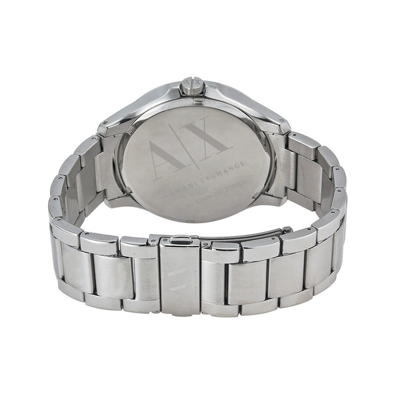 Armani Exchange Hampton AX2132 Men's Chronograph – Blue Dial with Silver Stainless Steel Bracelet