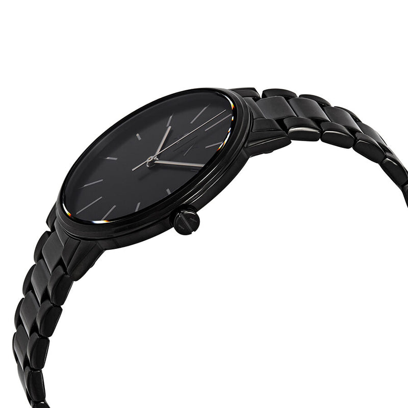 Armani Exchange Cayde AX2701 Men's Analog Watch – Black Dial with Black Stainless Steel Strap