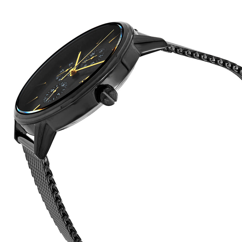 Armani Exchange Cayde AX2716 Men's Chronograph – Black Dial with Black Mesh Stainless Steel Strap