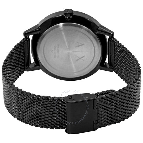 Armani Exchange Cayde AX2716 Men's Chronograph – Black Dial with Black Mesh Stainless Steel Strap