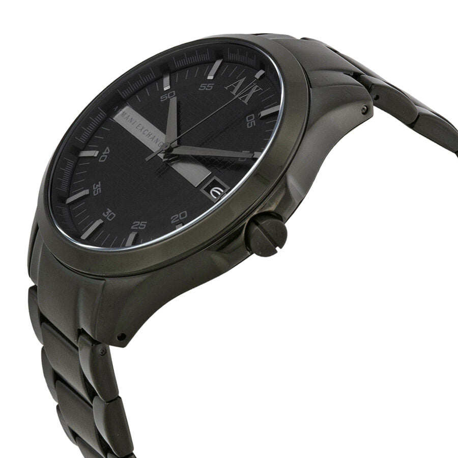 Armani Exchange Hampton AX2104 Men's Chronograph – Black Dial with Black Stainless Steel Strap
