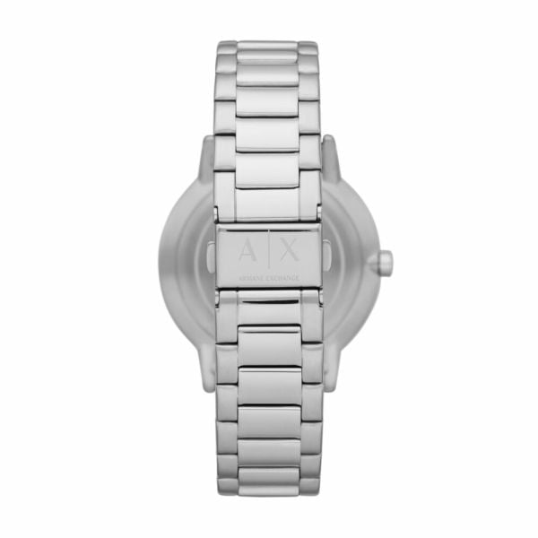 Armani Exchange Cayde AX2700 Men's Analog Watch – Black Dial with Silver Stainless Steel Bracelet