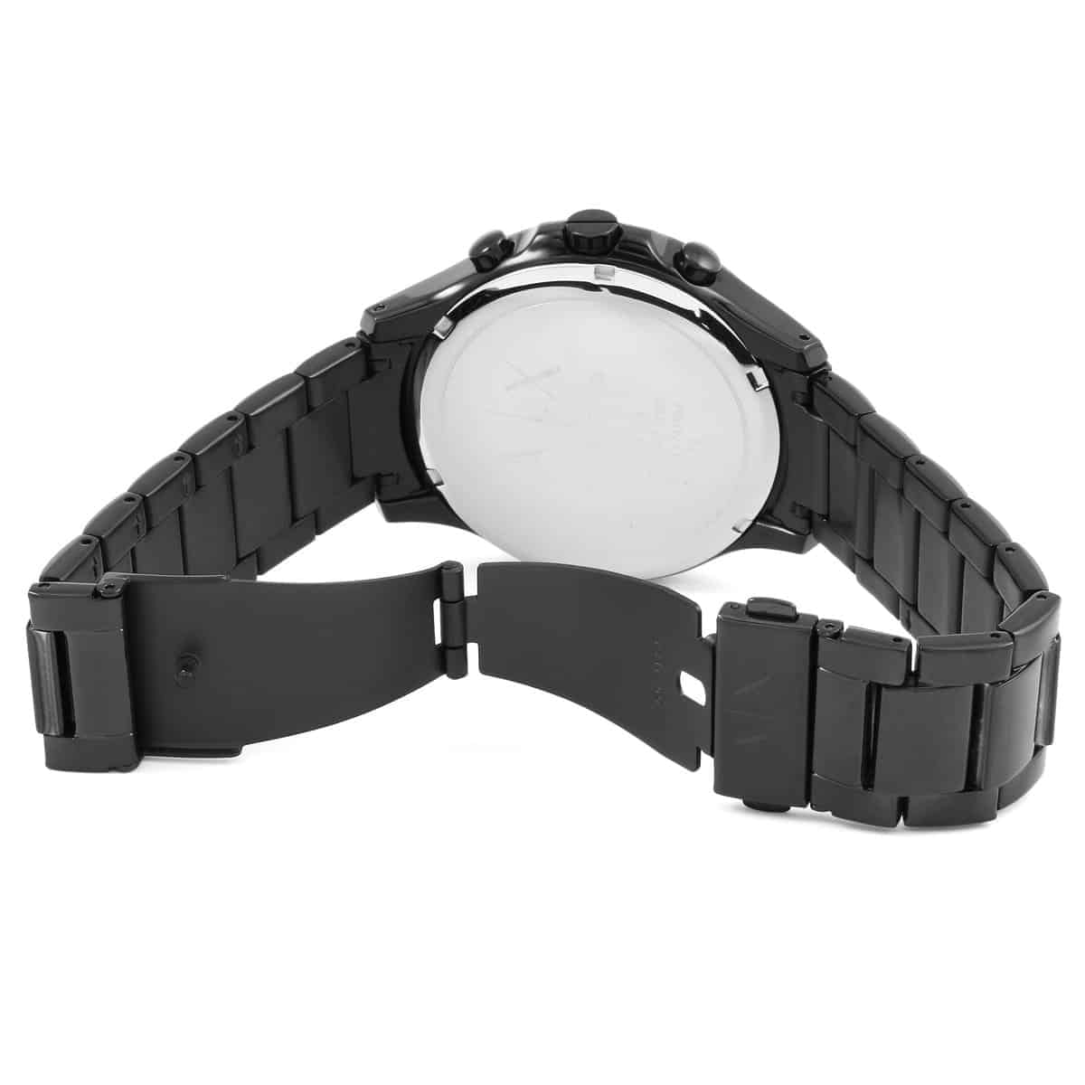 Armani Exchange Hampton AX2164 Men's Chronograph Watch – Black Dial with Black Stainless Steel Strap