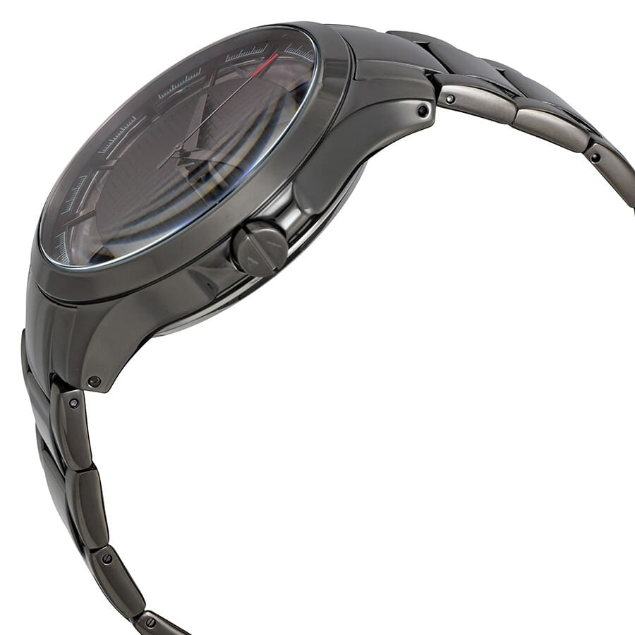 Armani Exchange Hampton AX2135 Men's Chronograph Watch – Grey Dial with Coordinated Grey Stainless Steel Strap