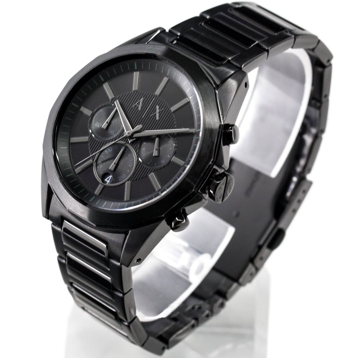 Armani Exchange Drexler AX2601 Men's Chronograph Watch – Black Dial with Black Stainless Steel Strap