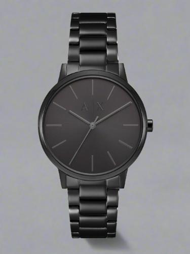 Armani Exchange Cayde AX2701 Men's Analog Watch – Black Dial with Black Stainless Steel Strap