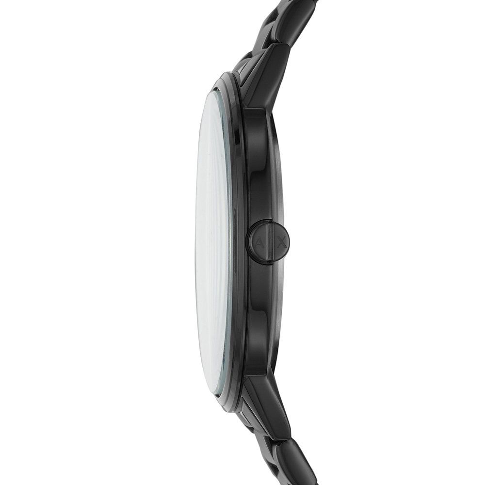 Armani Exchange Cayde AX2701 Men's Analog Watch – Black Dial with Black Stainless Steel Strap