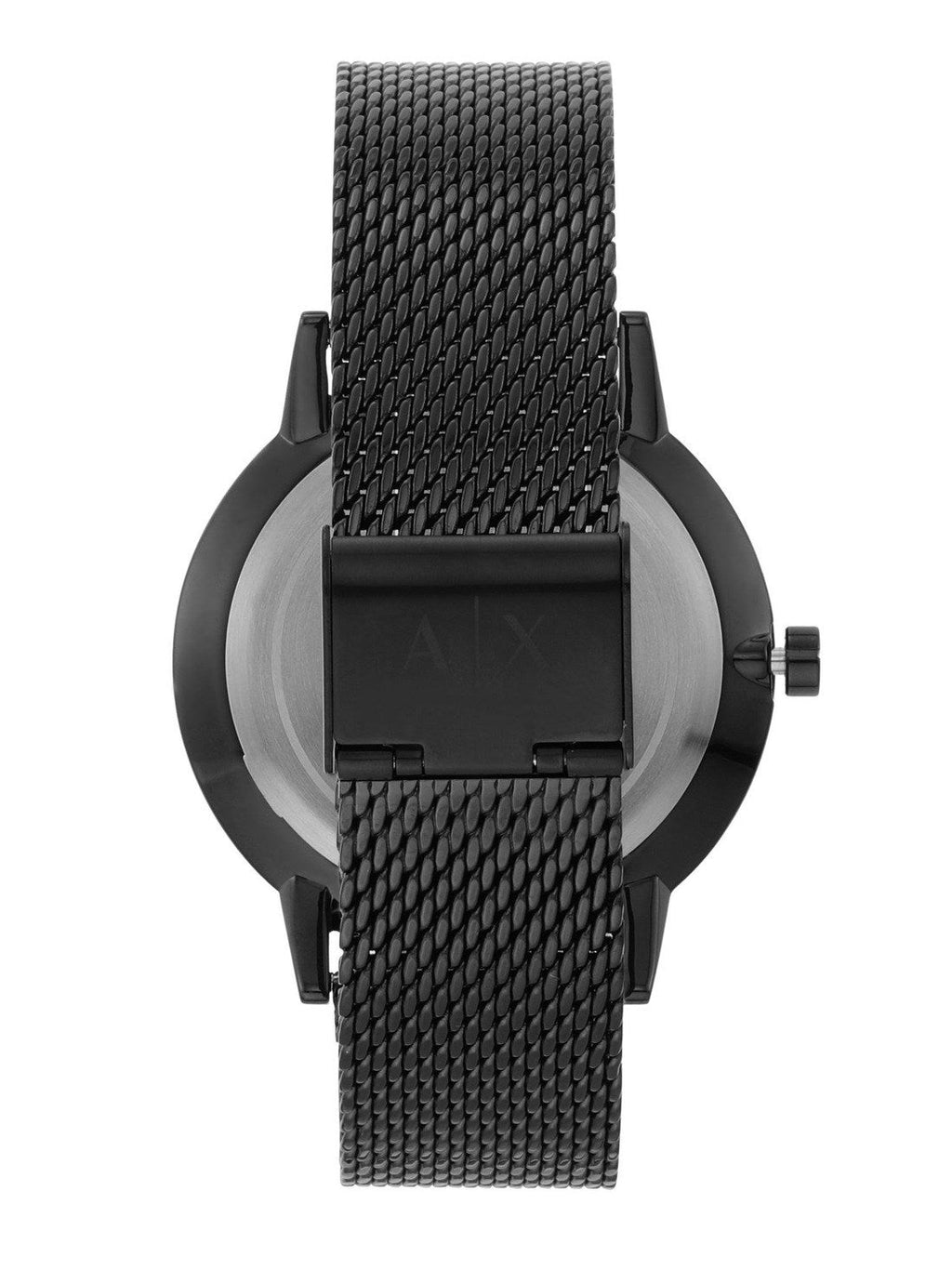 Armani Exchange Cayde AX2716 Men's Chronograph – Black Dial with Black Mesh Stainless Steel Strap