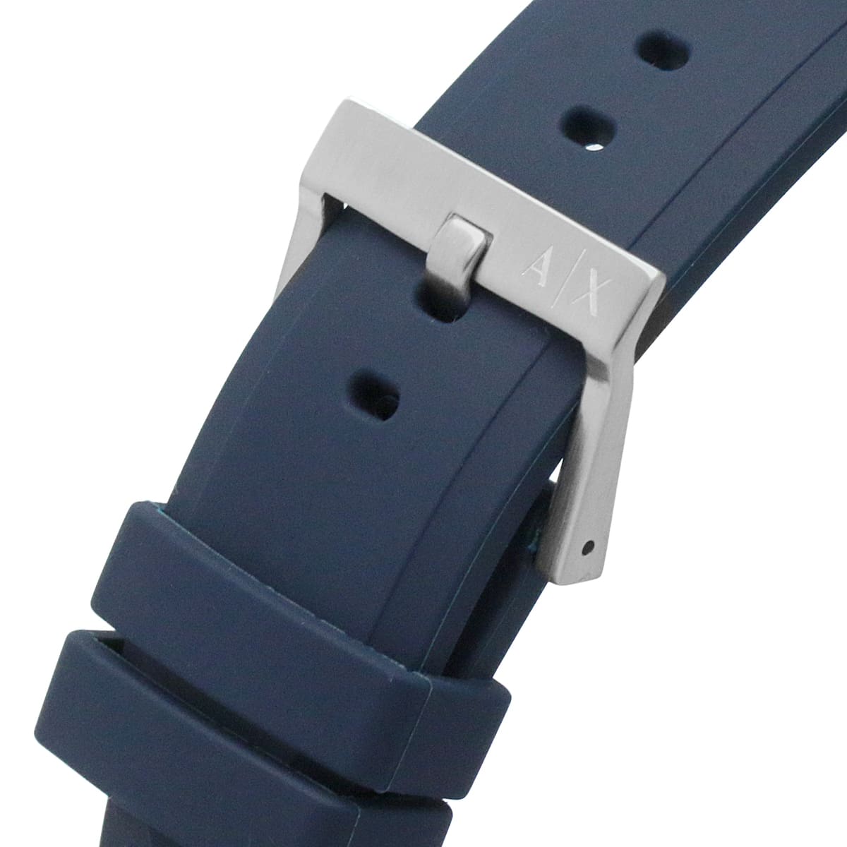 Armani Exchange Outerbanks AX7128 Men's Chronograph Watch – Blue Dial with Blue Silicone Strap