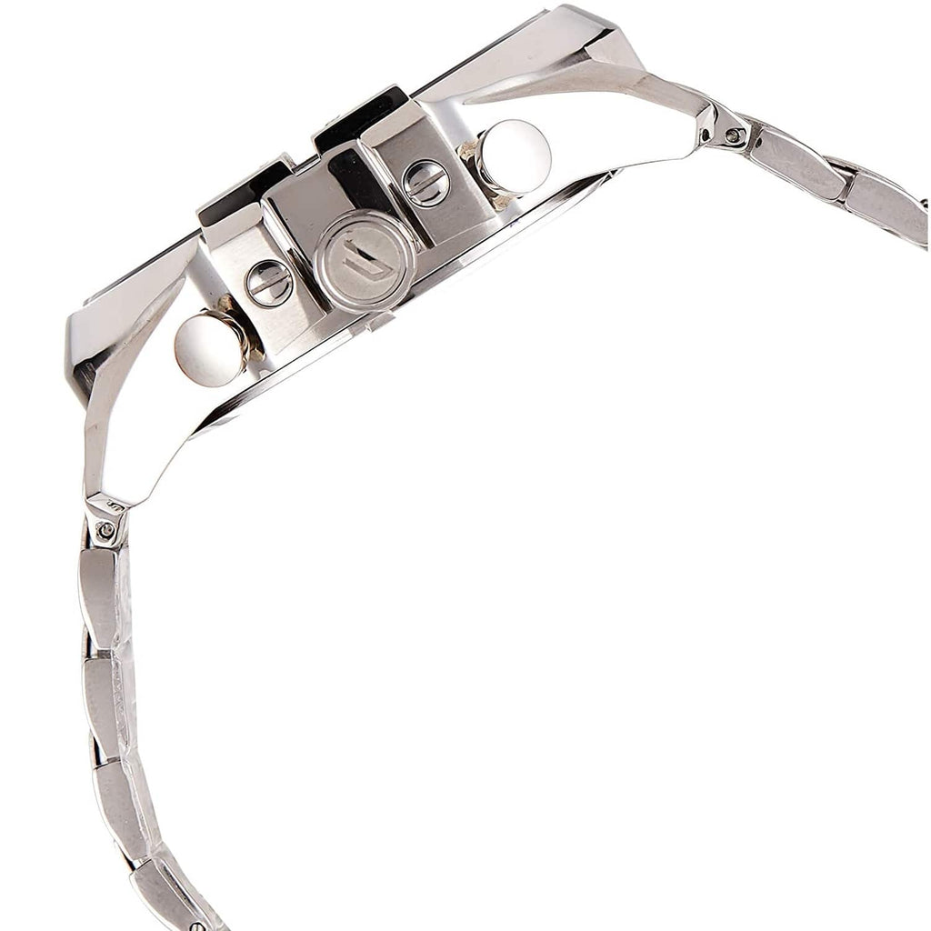 Diesel DZ4308 Mega Chief Chronograph Men's Watch – Black Dial & Silver Stainless Steel Strap