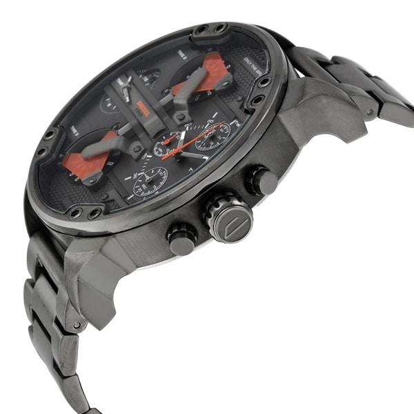 Diesel DZ7315 Mr. Daddy 2.0 Chronograph Men's Watch – Grey Dial & Grey Stainless Steel Strap