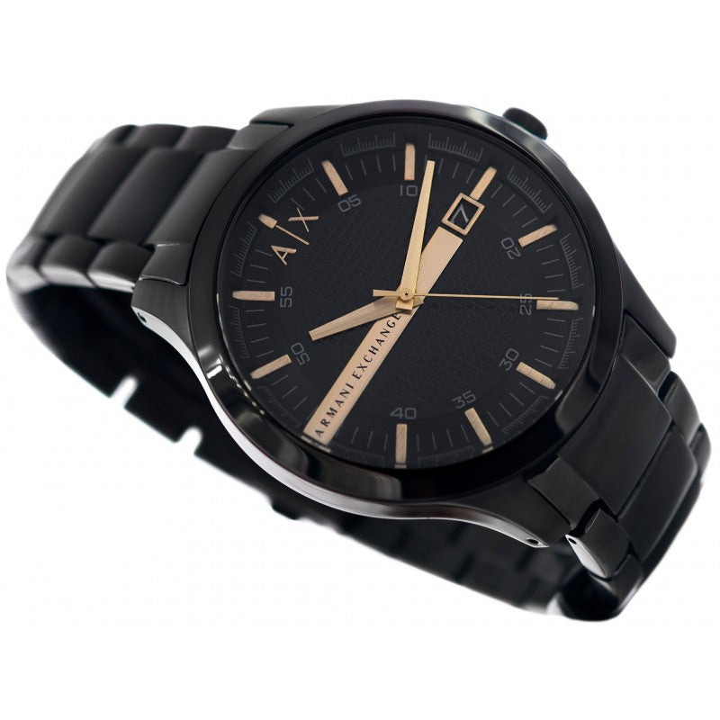 Armani Exchange Hampton AX2413 Men's Chronograph – Black Dial with Black Stainless Steel Strap