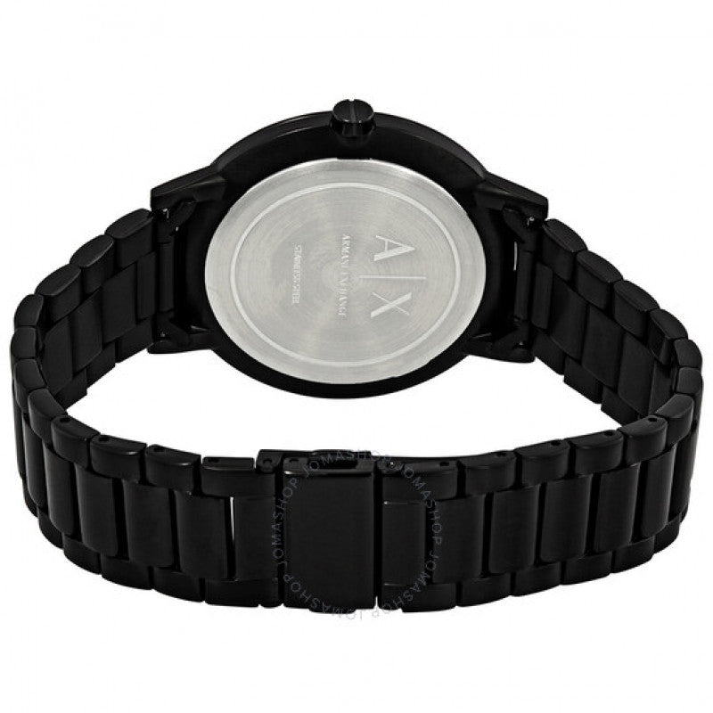 Armani Exchange Cayde AX2701 Men's Analog Watch – Black Dial with Black Stainless Steel Strap