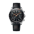 OMEGA Speedmaster Racing Chronograph 44.25mm - Black on Leather Strap
