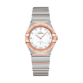 OMEGA Constellation Quartz Steel and Sedna™ Gold 28mm - White, Mother-of-Pearl on Bracelet
