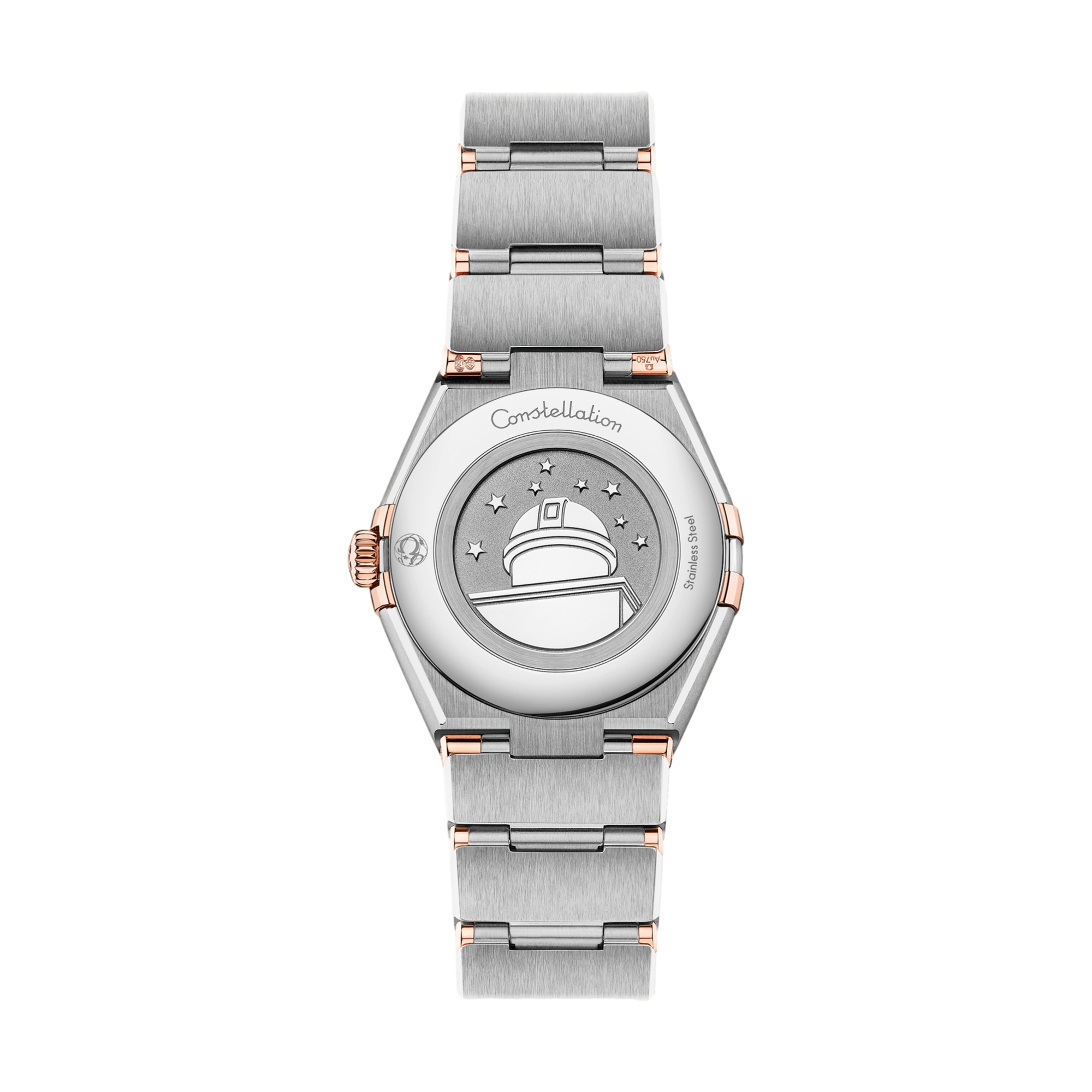 OMEGA Constellation Quartz Steel and Sedna™ Gold 28mm - White, Mother-of-Pearl on Bracelet