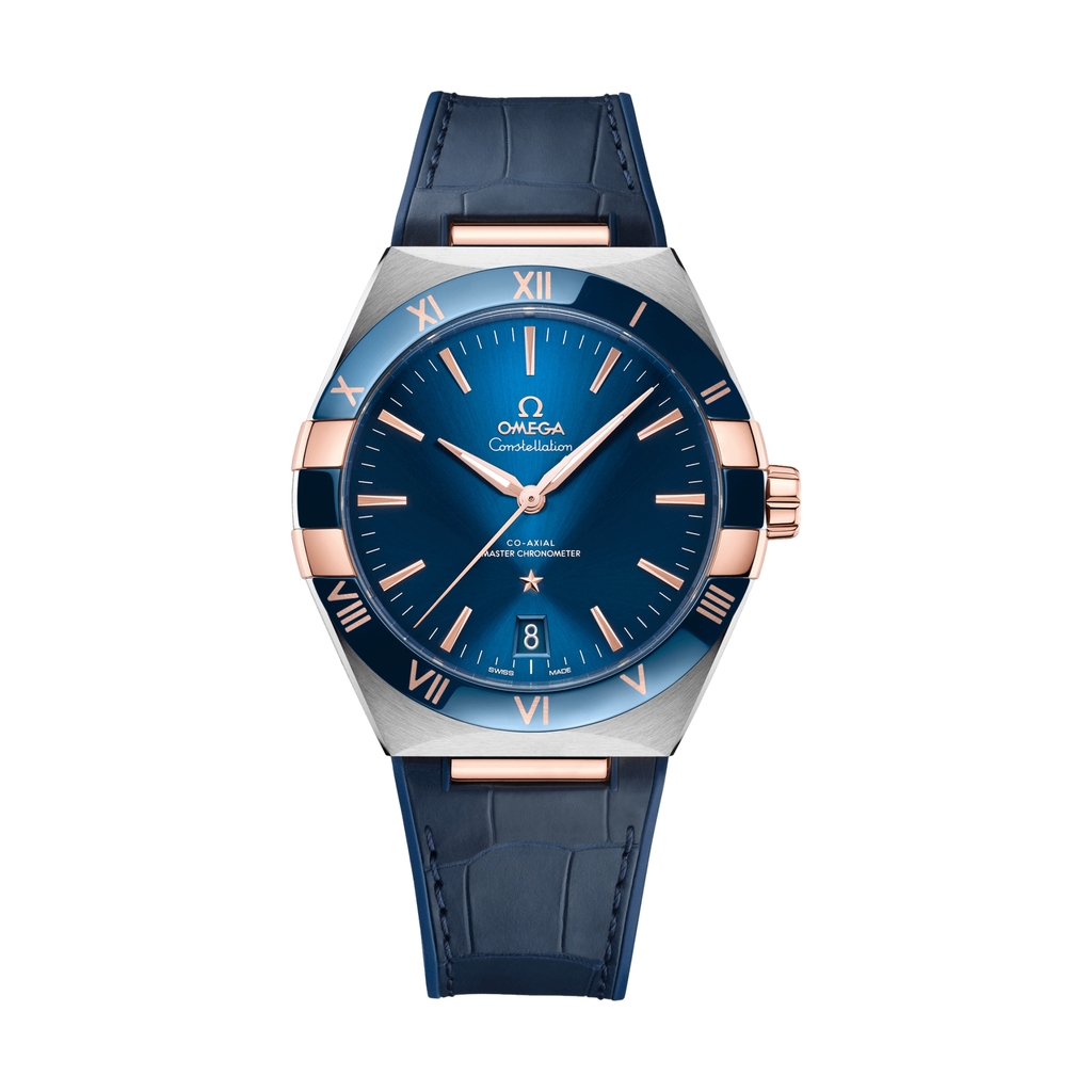 OMEGA Constellation 41mm - Blue on Leather Strap