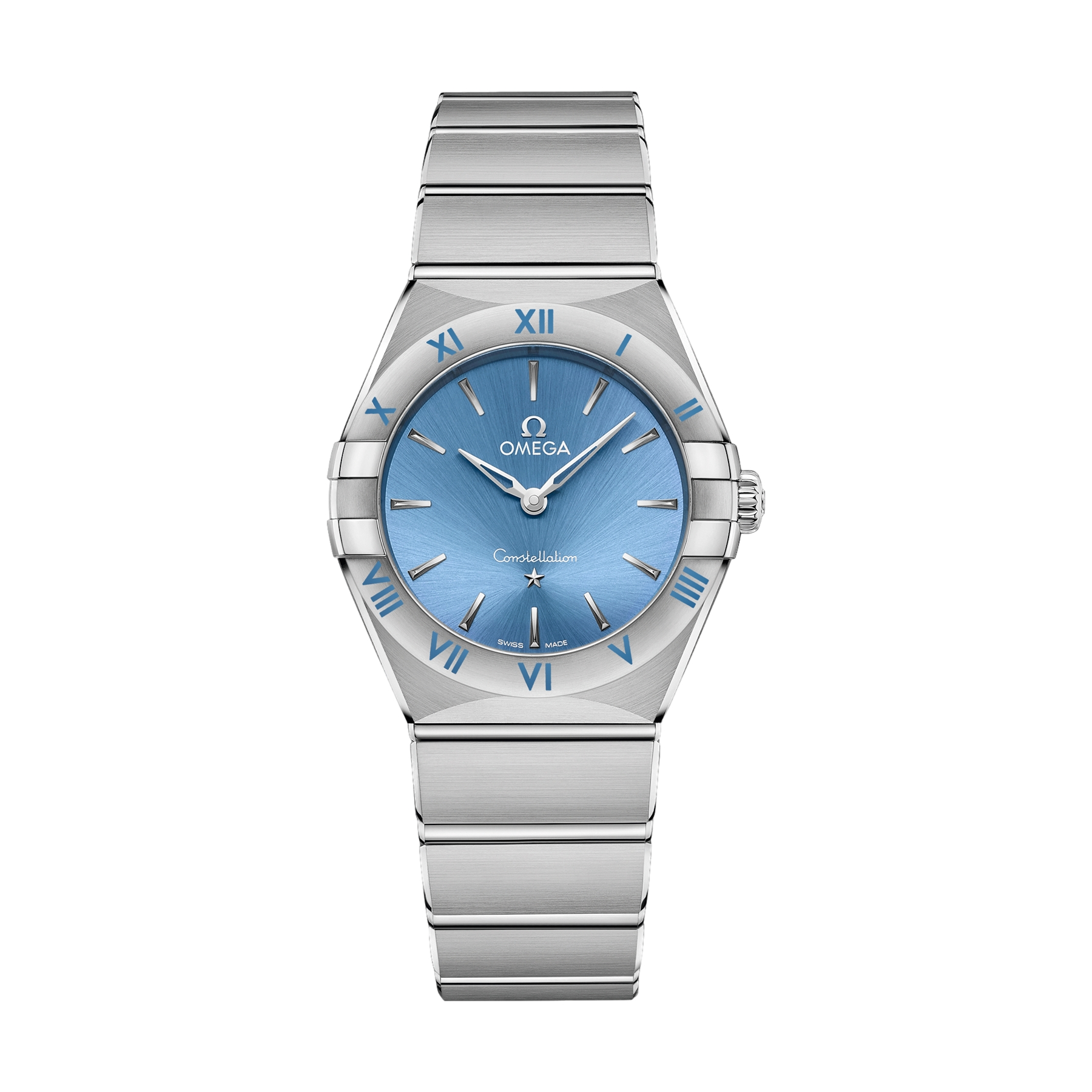 OMEGA Constellation Quartz 28mm - Blue on Bracelet