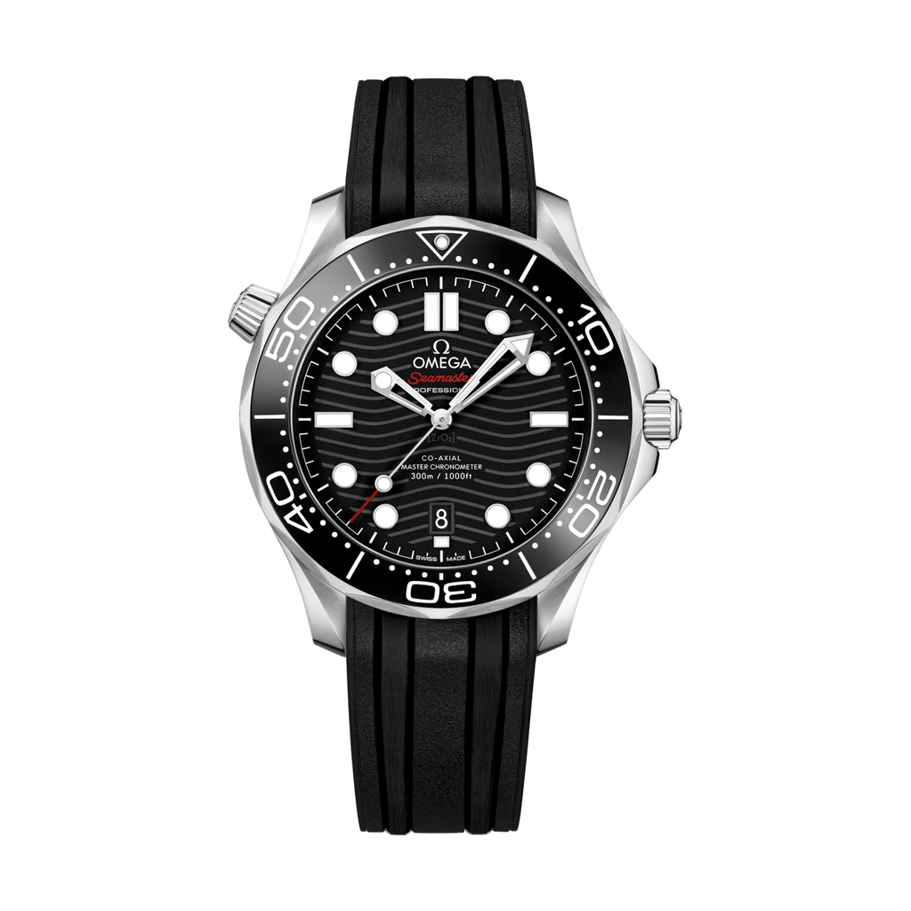 OMEGA Seamaster Diver 300M 42mm - Black on Rubber Strap