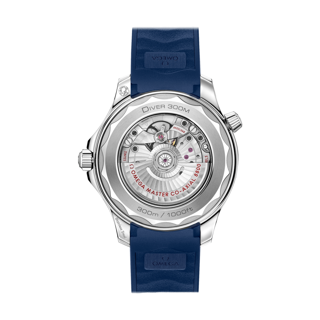 OMEGA Seamaster Diver 300M 42mm - Blue on Rubber Strap