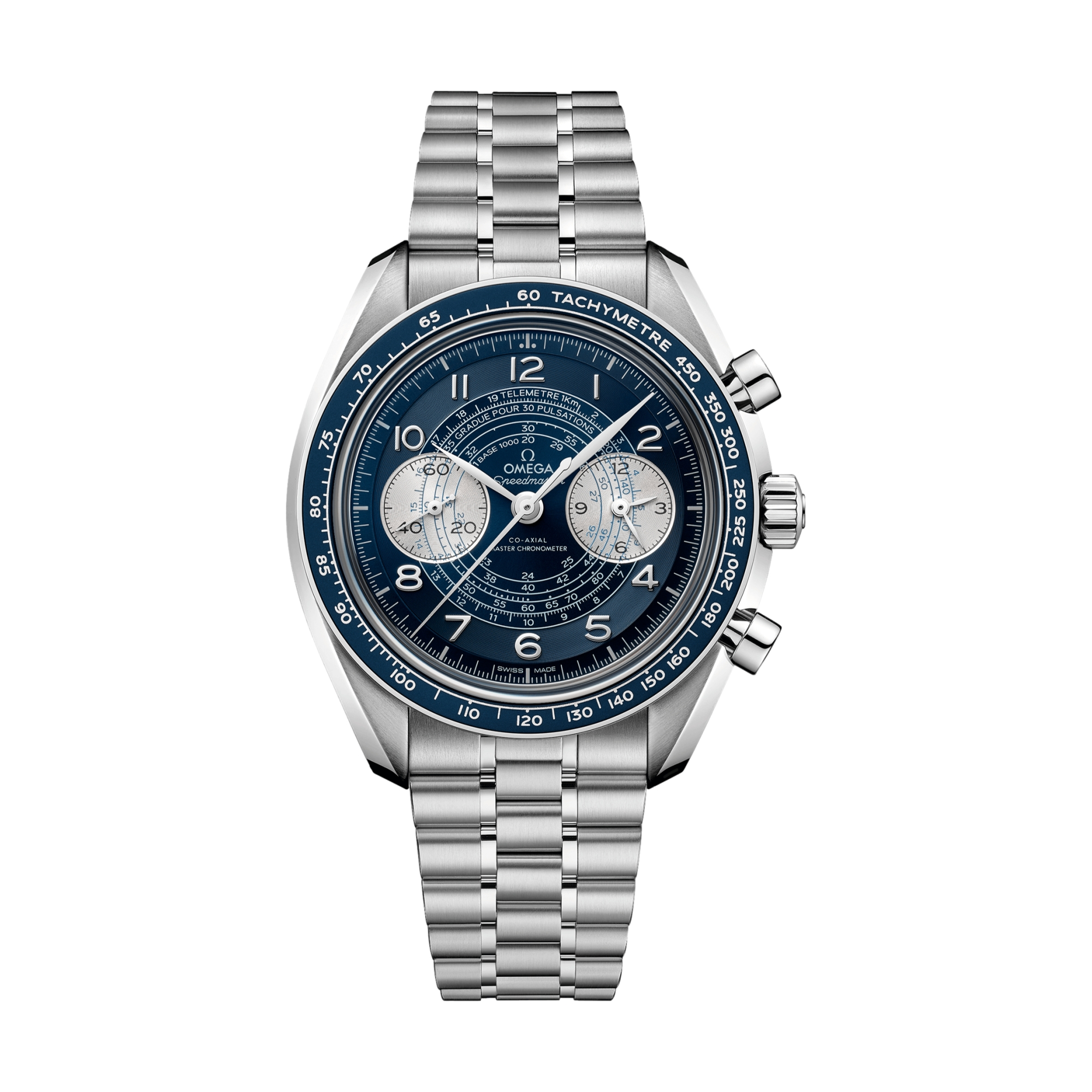 OMEGA Speedmaster Chronoscope Chronograph 43mm - Blue on Bracelet