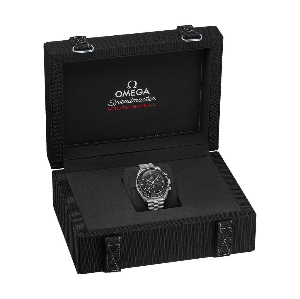 Speedmaster Moonwatch Professional Hesalite 42mm - Black on Bracelet