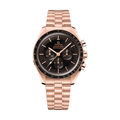 OMEGA Speedmaster Moonwatch Professional Sapphire Sedna Gold 42mm - Black on Bracelet
