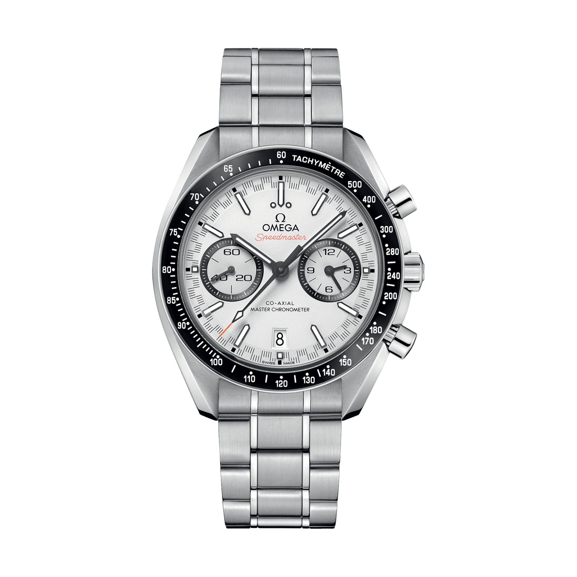 OMEGA Speedmaster Racing Chronograph 44.25mm - White on Bracelet