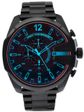 Diesel DZ4318 Mega Chief Chronograph Men's Watch – Black Dial & Black Steel Strap