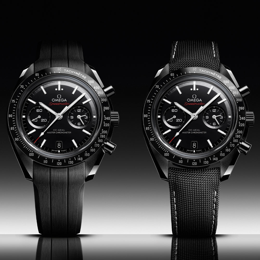 OMEGA Speedmaster Dark Side of the Moon Black Ceramic 44.25mm - Black on Fabric Strap